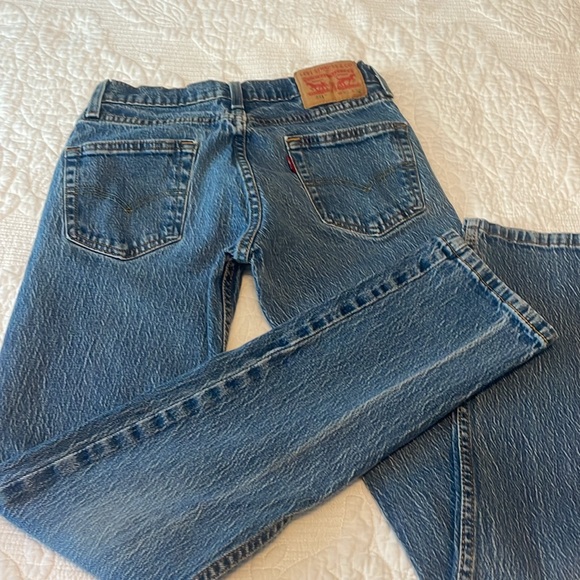 Levi Strauss W29 L32 medium wash 511 blue jean zipp and button fly 5 pocket UEC - Picture 4 of 12